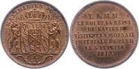 Bayern Kupfermedaille in 2 Francs Größe 18 Maximilian I. Joseph 1806-1825. -