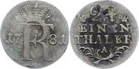 Brandenburg-Preußen 1/24 Taler Friedrich II. 1740-1786. -