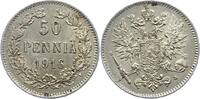 Finnland 50 Penniä 1 1916 Nikolaus II. von Russland 1894-1917. Vorzüglic... 12.14 £  +  5.20 £ shipping