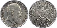 Baden 2 Mark 1902 G Friedrich I. 1856-1907. Sehr schön 65.02 £  +  5.20 £ shipping