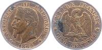 Frankreich 5 Centimes 1862 A Napoleon III. 1852-1870. Belag, vorzüglich 10.40 £  +  5.20 £ shipping