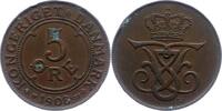 Dänemark 5 Öre 1 Frederik VIII. 1906-1912. -