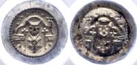 Hildesheim-Bistum Brakteat Konrad II. 1221-1246. -