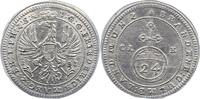 Brandenburg-Bayreuth 1/24 Gulden zu 2 1/2 Kreuzern Friedrich 1735-1763. -