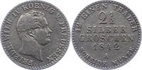 Brandenburg-Preußen 2 1/2 Silbergroschen Friedrich Wilhelm IV. 1840-1861. -