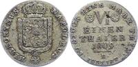 Westfalen, Königreich 1/6 Taler Hieronymus Napoleon 1807-1813. -