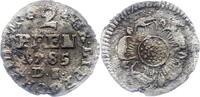 Lippe, Grafschaft 2 Pfennig Simon August 1734-1782. -