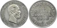 Lippe, Grafschaft 2 1/2 Silbergroschen Paul Friedrich Emil Leopold 1851-1875. -