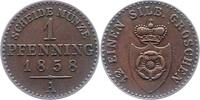 Lippe, Grafschaft 1 Pfennig Paul Friedrich Emil Leopold 1851-1875. -