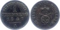 Lippe, Grafschaft 1 Pfennig Paul Alexander Leopold 1820-1851. -
