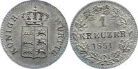 Württemberg Kreuzer Wilhelm I. 1816-1864. -