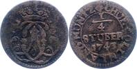 Köln-Erzbistum 1/4 Stüber Clemens August von Bayern 1723-1761. -