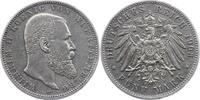 Württemberg 5 Mark Wilhelm II. 1891-1918. -