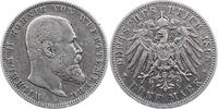 Württemberg 5 Mark Wilhelm II. 1891-1918. -