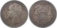 Sachsen-Meiningen Taler Bernhard Erich Freund 1803-1866. -