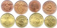 Drittes Reich 10 Reichspfennig  Ein St&uuml;ck Fleck, fast Stempelglanz 63.48 &pound;  +  5.08 &pound; shipping