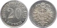 Kleinm&uuml;nzen 20 Pfennig 1875 A Vorz&uuml;glich + 15.23 &pound;  +  5.08 &pound; shipping