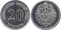 Kleinm&uuml;nzen 20 Pfennig 1876 G Sehr sch&ouml;n - vorz&uuml;glich 12.70 &pound;  +  5.08 &pound; shipping