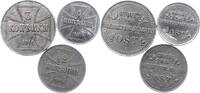 Oberbefehlshaber Ost 1, 2 und 3 Kopeken 1916 Korrodiert, sehr sch&ouml;n 16.93 &pound;  +  5.08 &pound; shipping