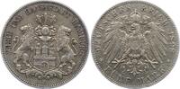 Hamburg 5 Mark 1898 J Winz. Randfehler, sehr sch&ouml;n 63.48 &pound;  +  5.08 &pound; shipping
