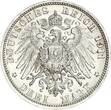 Württemberg 3 Mark 1911 F Wilhelm II. 1891 - 1918 Hochzeit BU