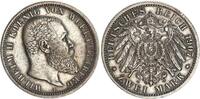 Württemberg 2 Mark Wilhelm II. 1891 - 1918 -