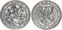 Preußen 3 Mark Wilhelm II. 1888 - 1918 Mansfeld -