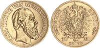 Württemberg 10 Mark Karl 1864 - 1891 -