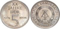 DDR 5 Mark 1969 A Gedenkmünze Materialprobe, 20 Jahre DDR prägefrisch, s... 104.03 £  +  26.00 £ shipping