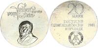 DDR 20 Mark 1981 A Gedenkmünze Freiherr vom und zum Stein fast stempelgl... 43.35 £  +  26.00 £ shipping