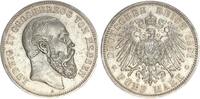Hessen 5 Mark 1891 A Ludwig IV. 1877 - 1892 sehr schön+ / fast vorzüglich