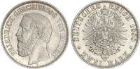 Baden 2 Mark 1888 G Friedrich I. 1856 - 1907 vorzüglich/vorzüglich+ 1,729.57 £  +  26.00 £ shipping
