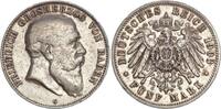 Baden 5 Mark 1903 G Friedrich I. 1856 - 1907 sehr schön 42.48 £  +  26.00 £ shipping