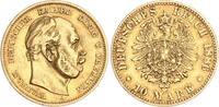 Preu&szlig;en 10 Mark 1886 A Wilhelm I. 1861 - 1888 sehr sch&ouml;n 2,496.69 &pound;  +  25.38 &pound; shipping