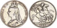 Gro&szlig;britannien 1 Crown 1890 London Victoria 1837 - 1901 sch&ouml;n-sehr sch&ouml;n 97.33 &pound;  +  25.38 &pound; shipping