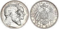 Baden 2 Mark 1906 G Friedrich I. 1856 - 1907 Goldenen Hochzeit vorz&uuml;glic... 75.32 &pound;  +  25.38 &pound; shipping