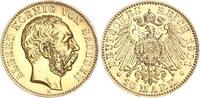 Sachsen 10 Mark 1901 E Albert 1873 - 1902 vorz&uuml;glich 842.11 &pound;  +  25.38 &pound; shipping