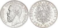 Baden 5 Mark 1875 G Friedrich I. 1856 - 1907 ohne Querstrich beim A sch&ouml;... 71.94 &pound;  +  25.38 &pound; shipping