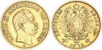 Hessen 20 Mark 1872 H Ludwig III. 1848 - 1877 sehr sch&ouml;n 1,565.72 &pound;  +  25.38 &pound; shipping
