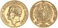 Sachsen 20 Mark 1873 E Johann 1854 - 1873 vorz&uuml;glich 1,227.19 &pound;  +  25.38 &pound; shipping