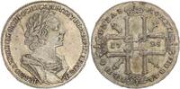 Russland Taler 1725 Moskau, Roter M&uuml;nzhof Peter I. der Gro&szlig;e 1689 - 1725... 2,327.43 &pound;  +  25.38 &pound; shipping
