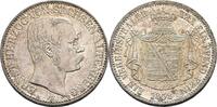 Sachsen - Altenburg, Herzogtum (3/68eKu) Ernst I., Vereinstaler 1858 F, AKS 61 Vereinstaler 1858 F vorzüglich / vorzüglich - stempelglanz, reizvolle,
