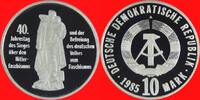 DDR 10 Mark 1985 Befreiung Polierte Platte offen, Proof PP 17.34 £  +  30.34 £ shipping