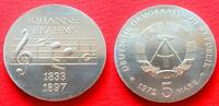 DDR 5 Mark 1972 Johannes Brahms Stempelglanz 3.47 £  +  30.34 £ shipping