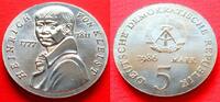 DDR Heinrich von Kleist 5 Mark 1986 Stempelglanz