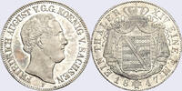 Sachsen, Königreich Taler 1847 F (9/77eKu) Friedrich August II., Taler 1... 520.17 £  +  30.34 £ shipping