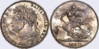 Großbritannien (9/86Ku) George IV., Crown, 1821 (2. Regierungsjahr), Seaby 3805 Crown 1821 (2. Regierungsjahr) fast stempelglanz, Luxus, herrliche Fa