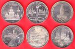 Russland 6 x 1 Rubel 1979 Olympiade 1980 Moskau Set offen Stempelglanz, ... 33.81 £  +  30.34 £ shipping