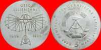 DDR 5 Mark 1973 Otto Lilienthal unz., fl. 6.50 £  +  30.34 £ shipping