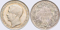 Hohenzollern - Sigmaringen, Fürstentum (3/89Hi) Carl Anton, Gulden 1849,  AKS 19 Gulden 1849 vorzüglich-stempelglanz / fast stempelglanz, Erstabschla